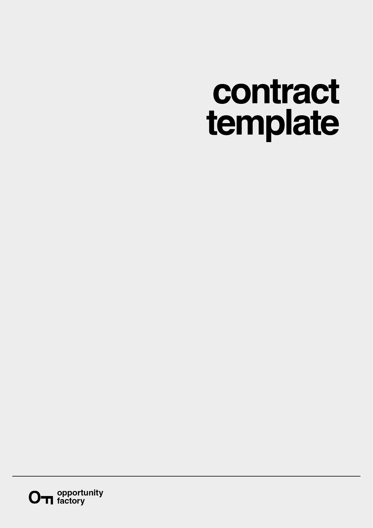 Contract Template